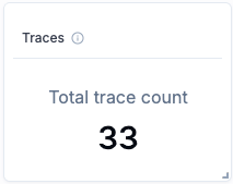 Single metric widget example